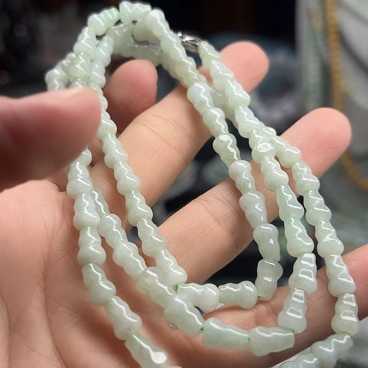 翡翠未镶嵌颈饰翡翠未镶嵌项链葫芦卡6+项链
