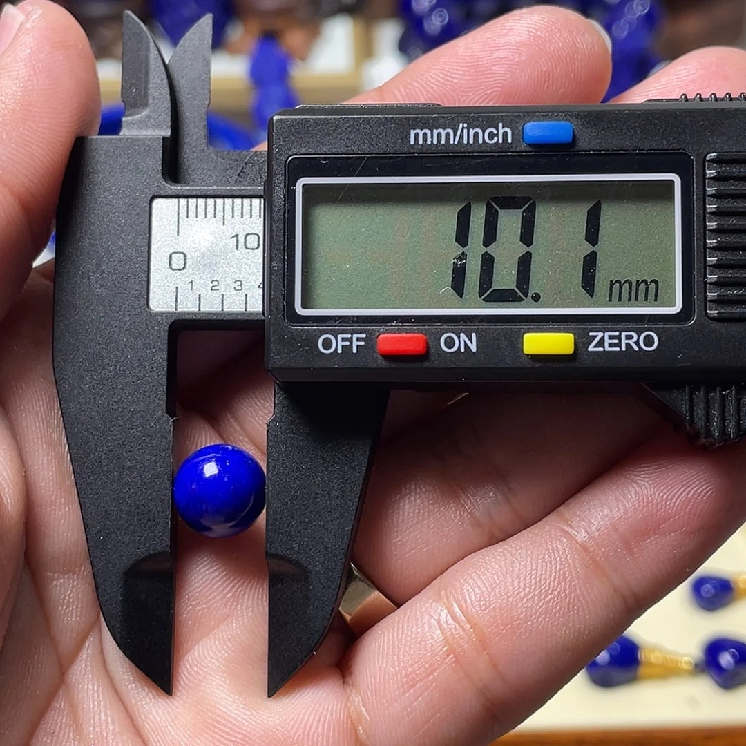 青金石未镶嵌10mm单珠