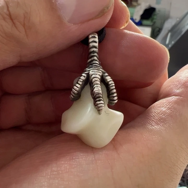 颈饰银S925镶嵌和田玉