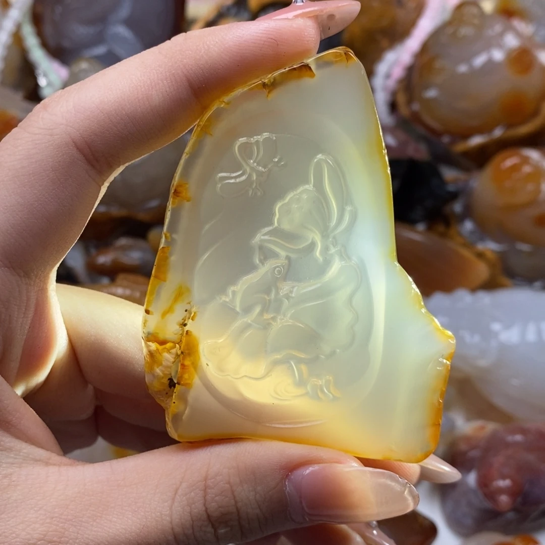 玛瑙/玉髓未镶嵌颈饰