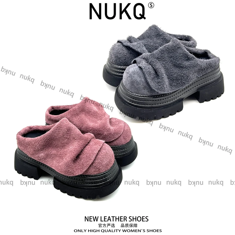 【冉冉严选】 高跟厚底鞋 百搭百配 时尚精品半拖