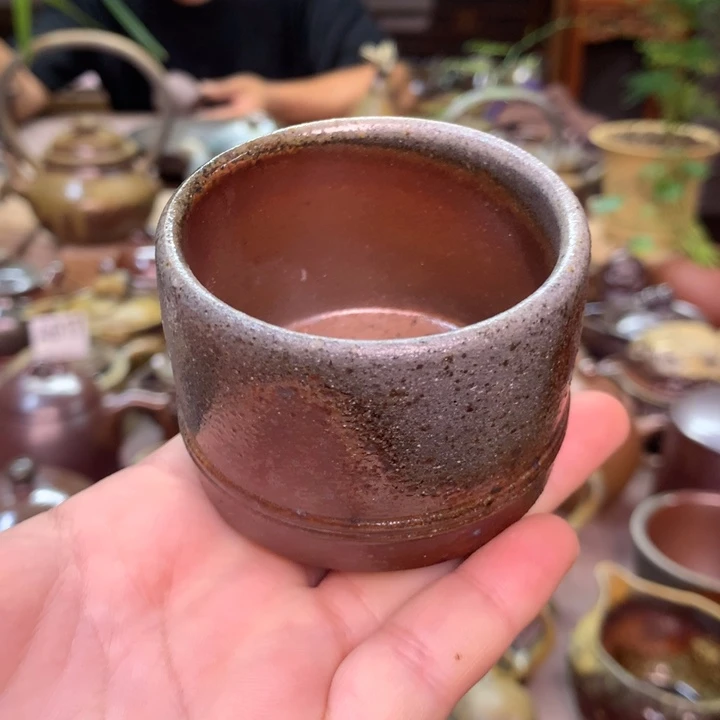 茶壶紫砂纯自然高温无釉裸柴烧