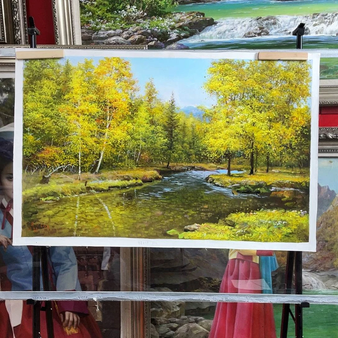 油画朝鲜艺术家91/58