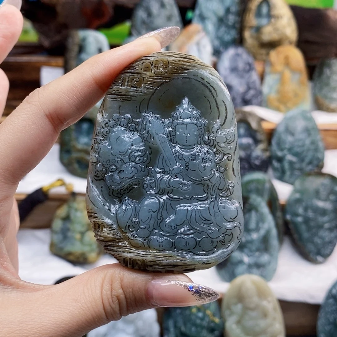 未镶嵌定制翡翠津**爷