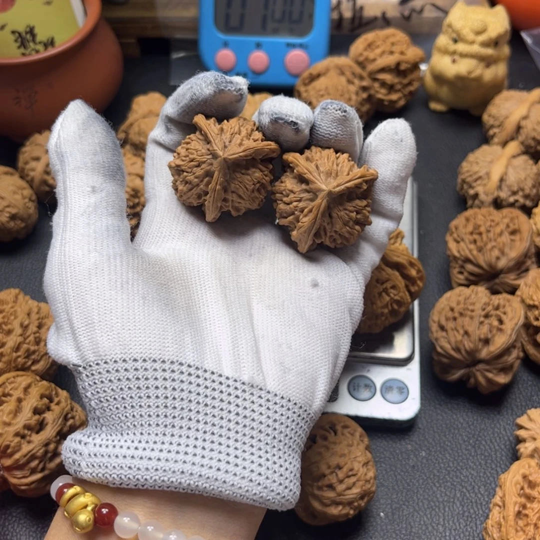 文玩核桃把件一*缘全品3536三棱全品拍140八折