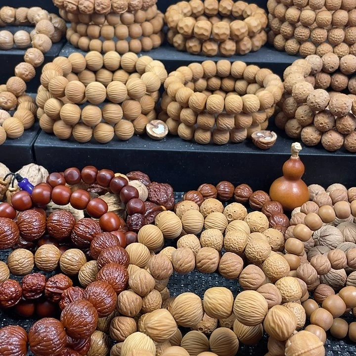 猴头核桃手串橙**月猴头核桃