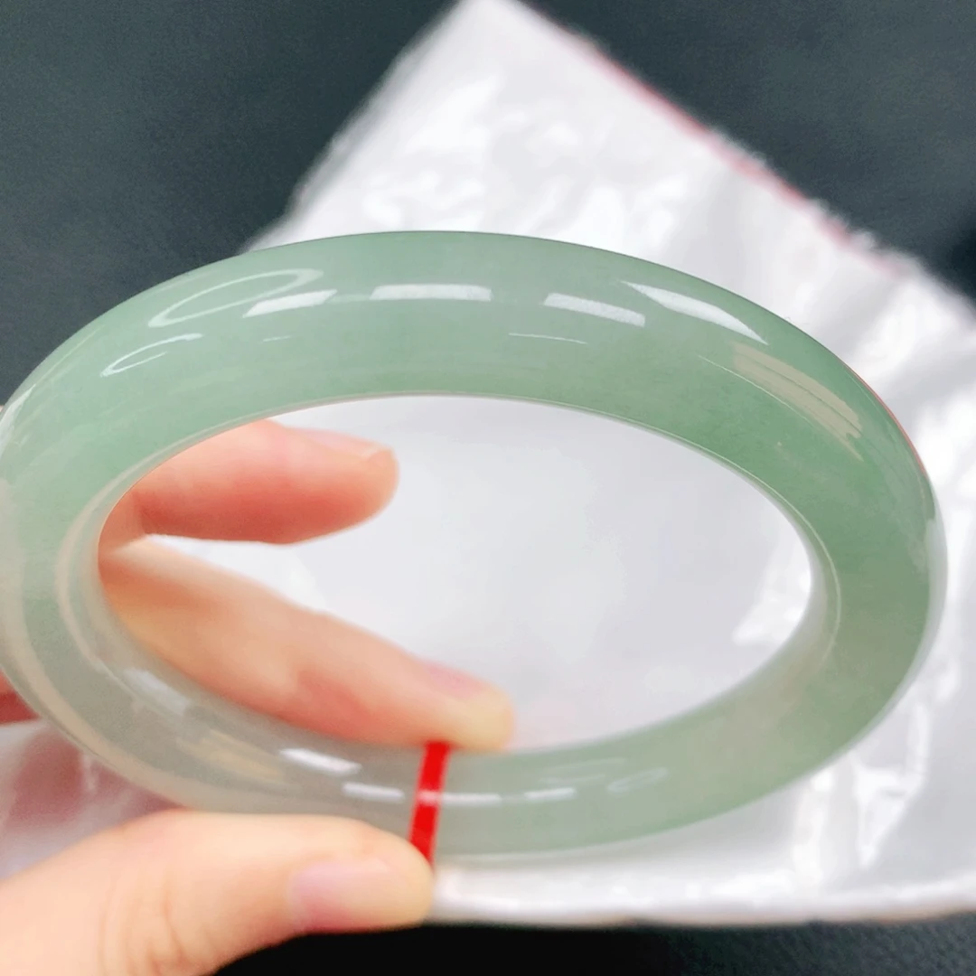 翡翠未镶嵌手镯59圈口