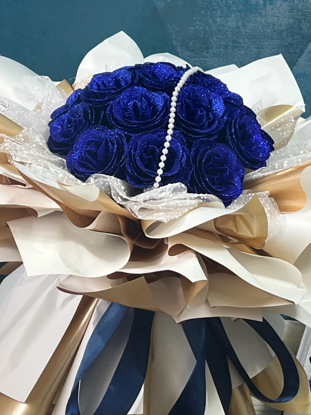 蓝色浪漫仿真伴手礼