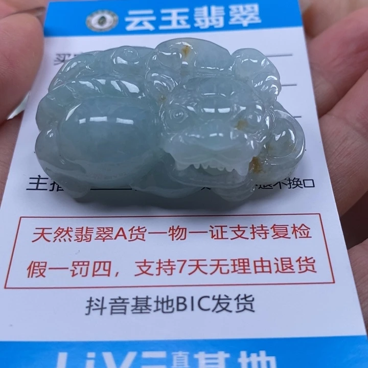 翡翠未镶嵌吊坠(不含链)多人貔貅