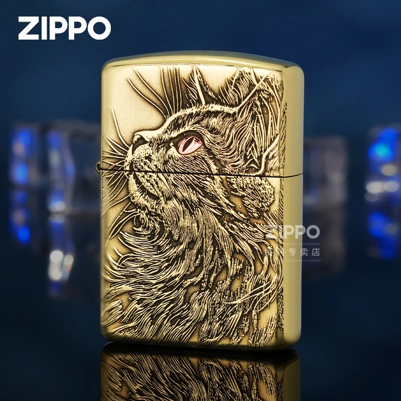 ZIPPO/之宝打火机原装正品 星眸望尘 双面立体浮雕送男士礼品DYJ1
