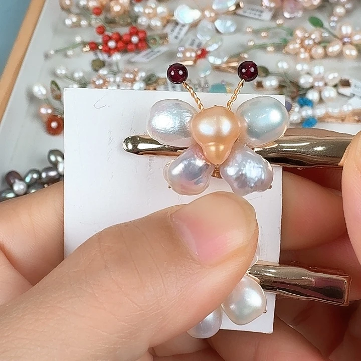 未镶嵌淡水珍珠发饰