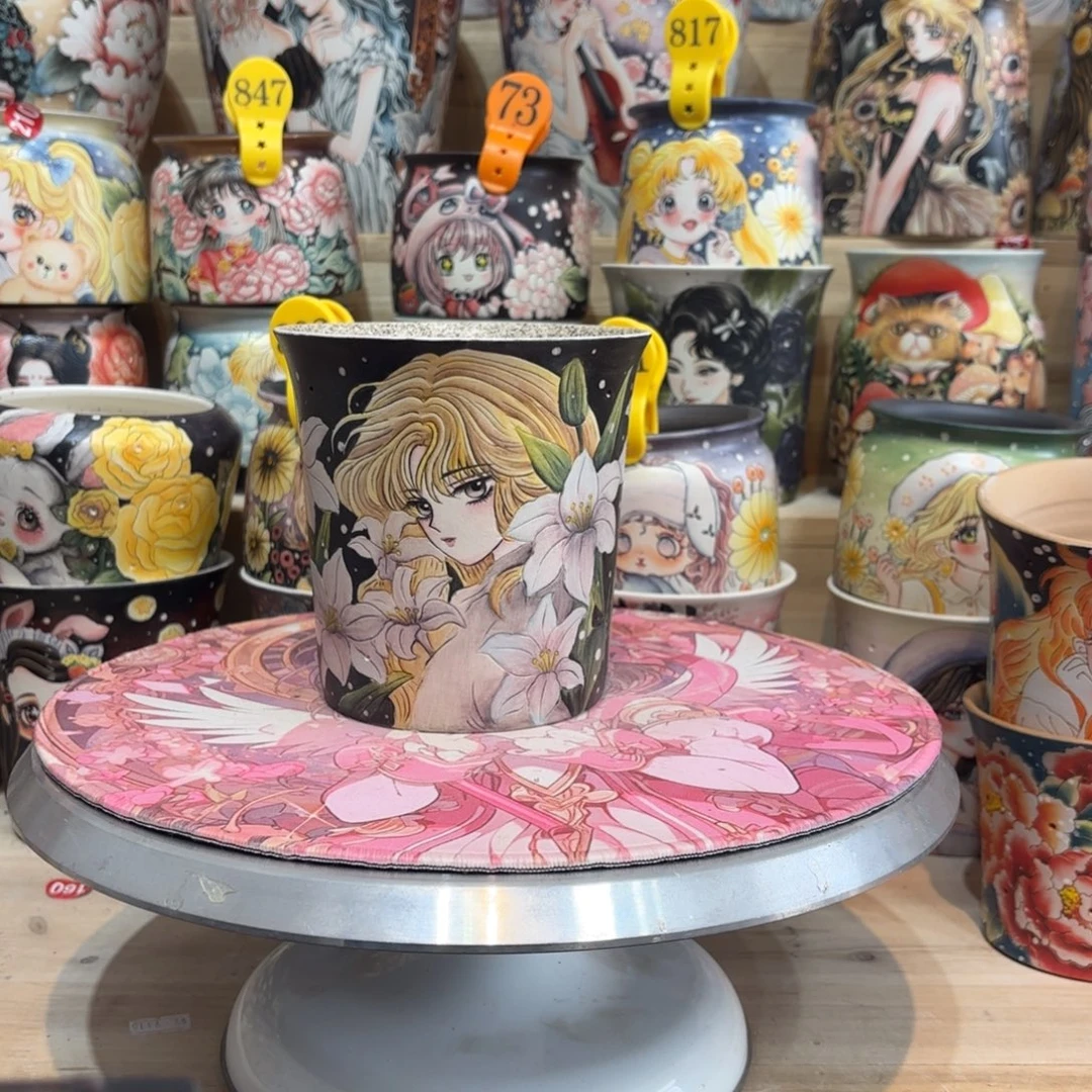 景德镇手绘花盆陶瓷12/12