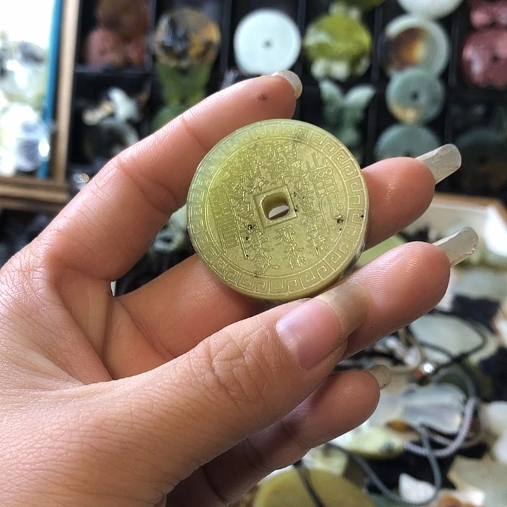 岫玉未镶嵌岫玉挂件