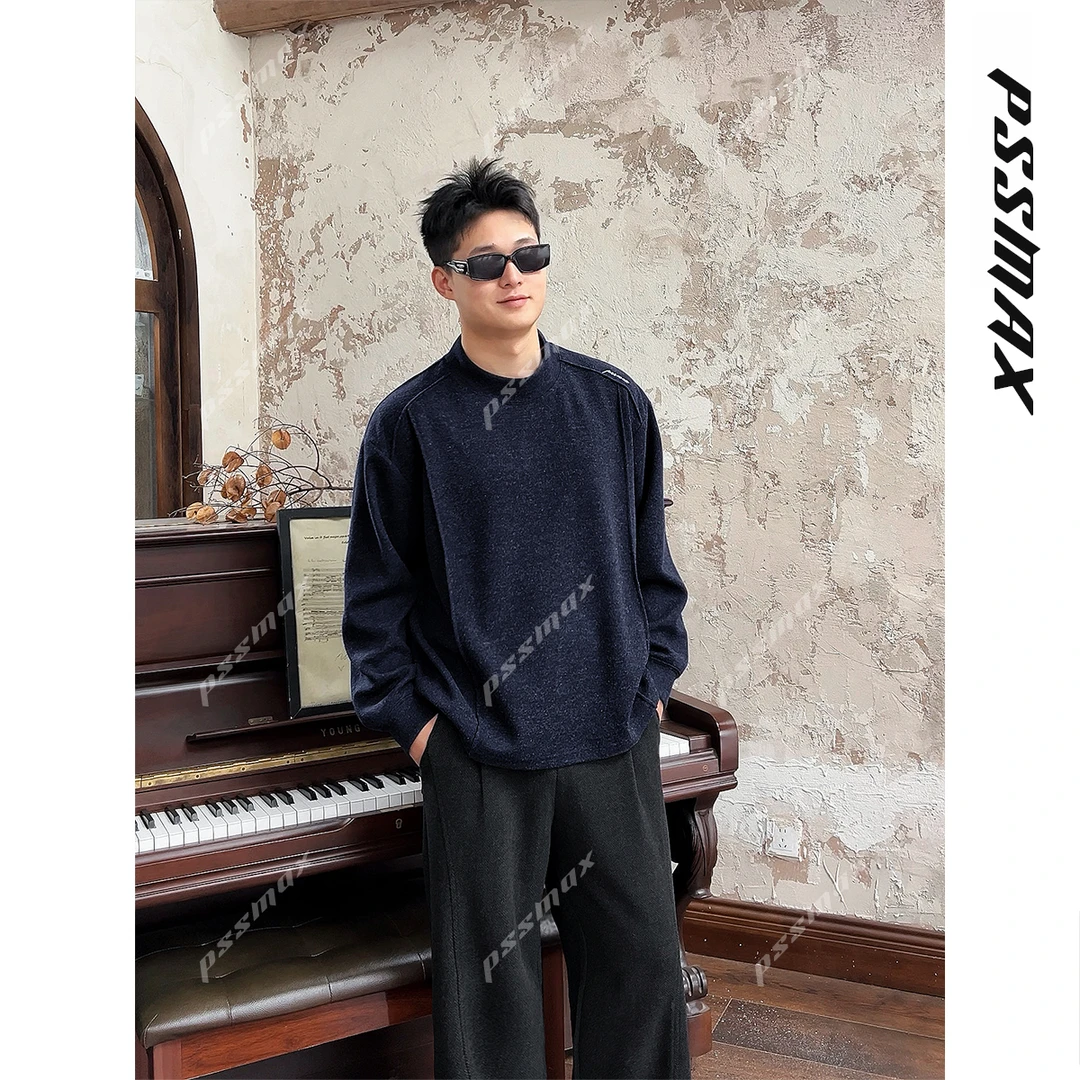 【现货】胖俗俗 PSSMAX【柔暖结构美学】秋冬新款百搭保暖打底卫衣