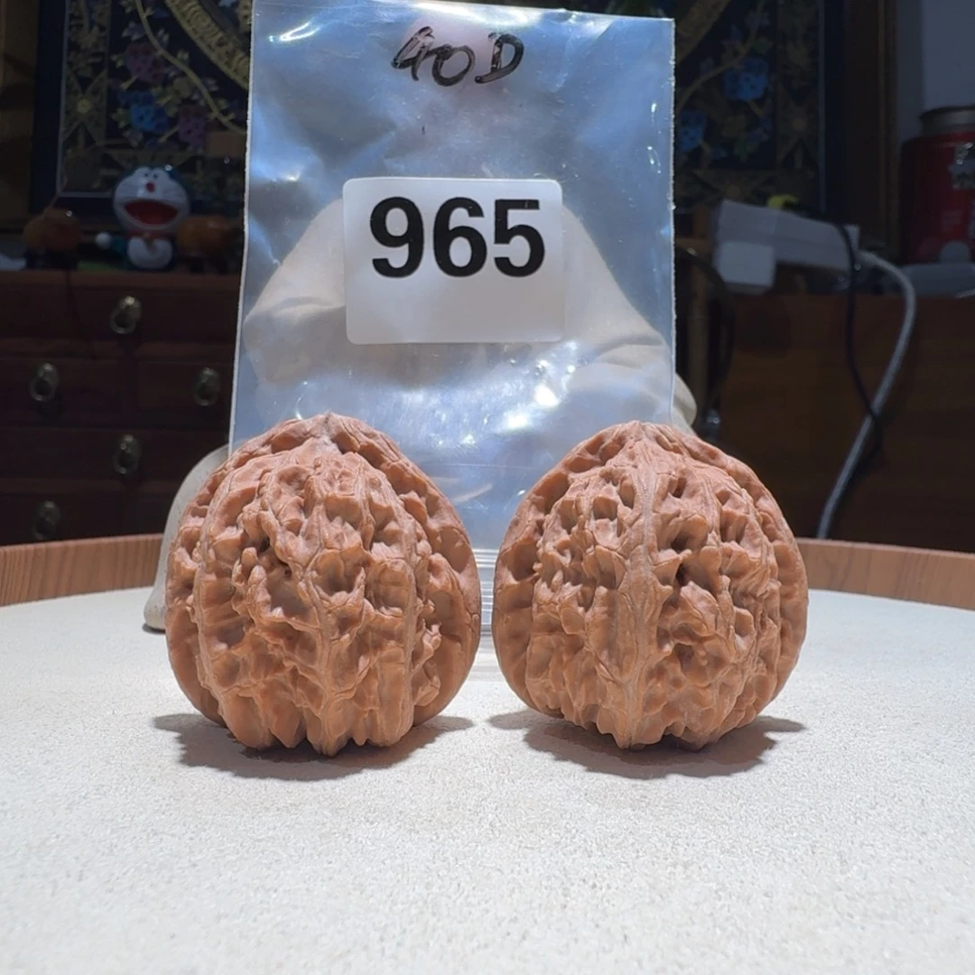 吊坠文玩核桃白狮子