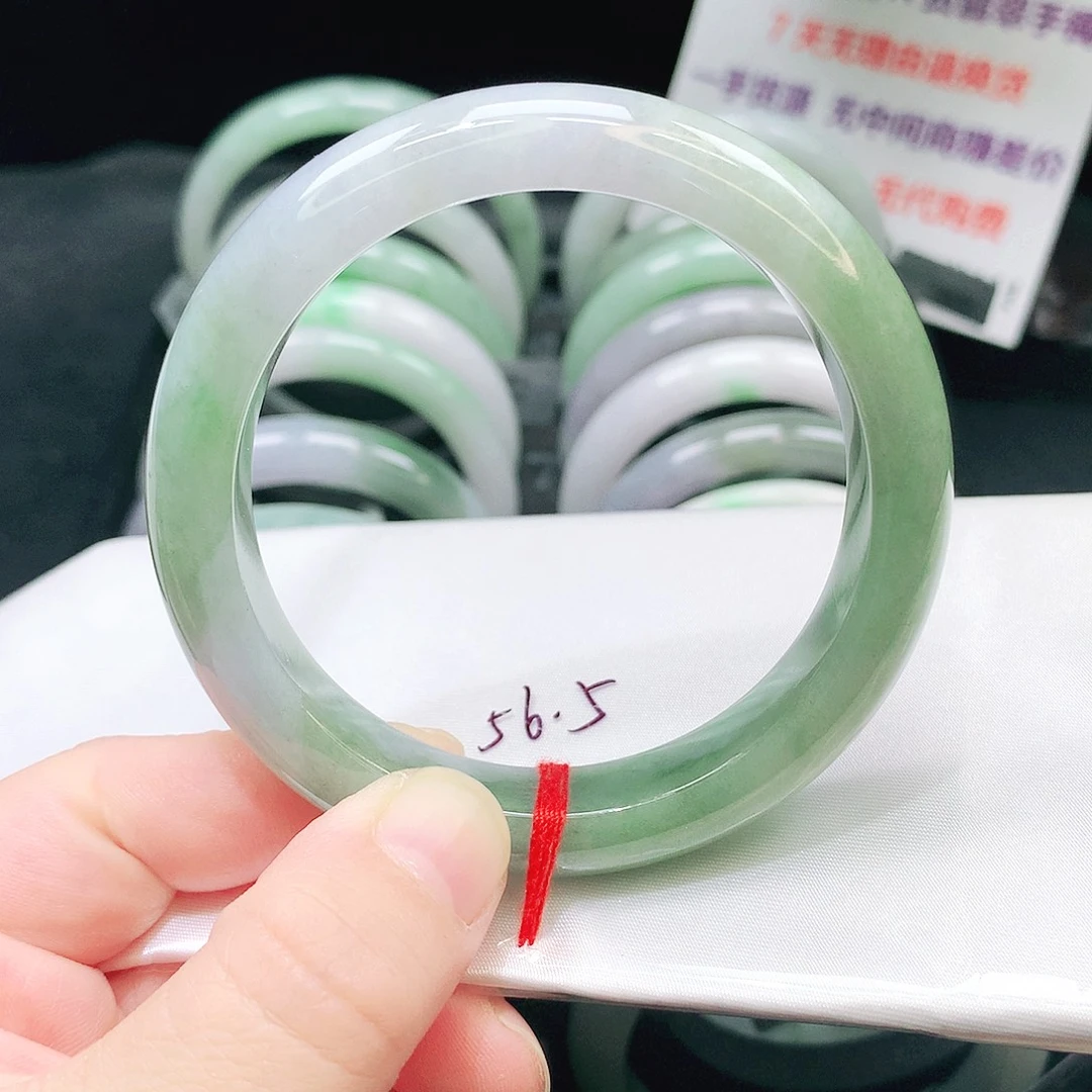 翡翠未镶嵌手镯527