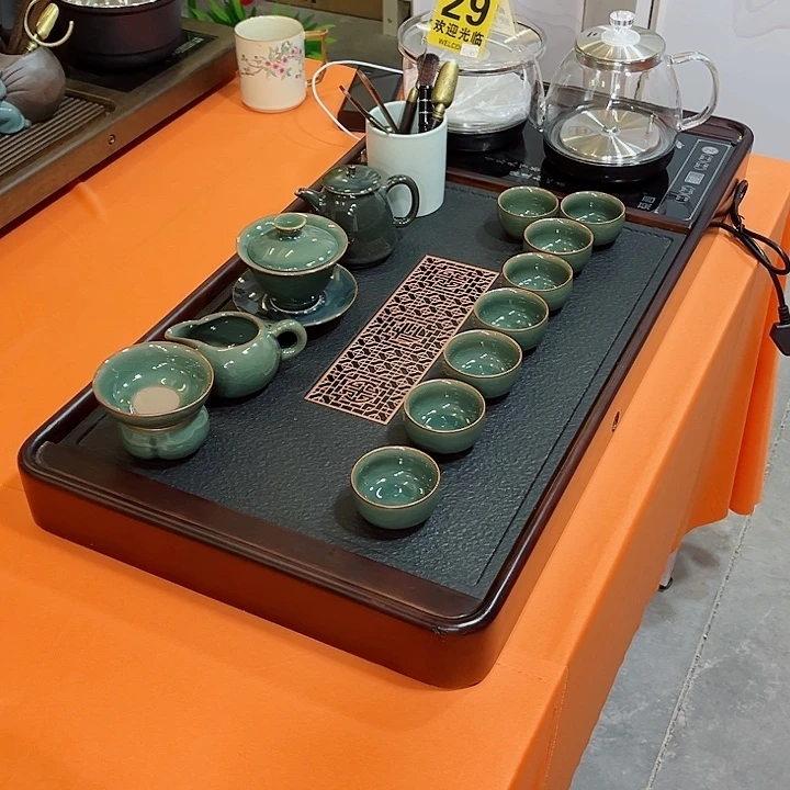 茶具茶盘比赛茶盘阿里山的风吹来一个