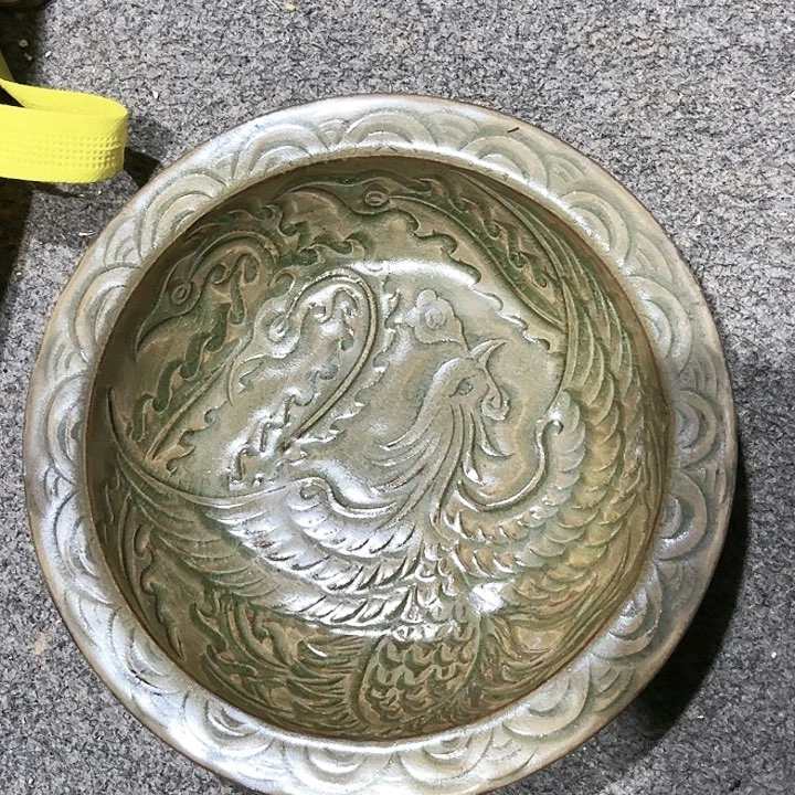 瓦当摆件摆件茶桌茶台陶瓷