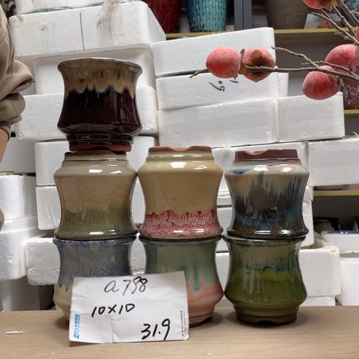 粗陶多肉花盆微瑕798