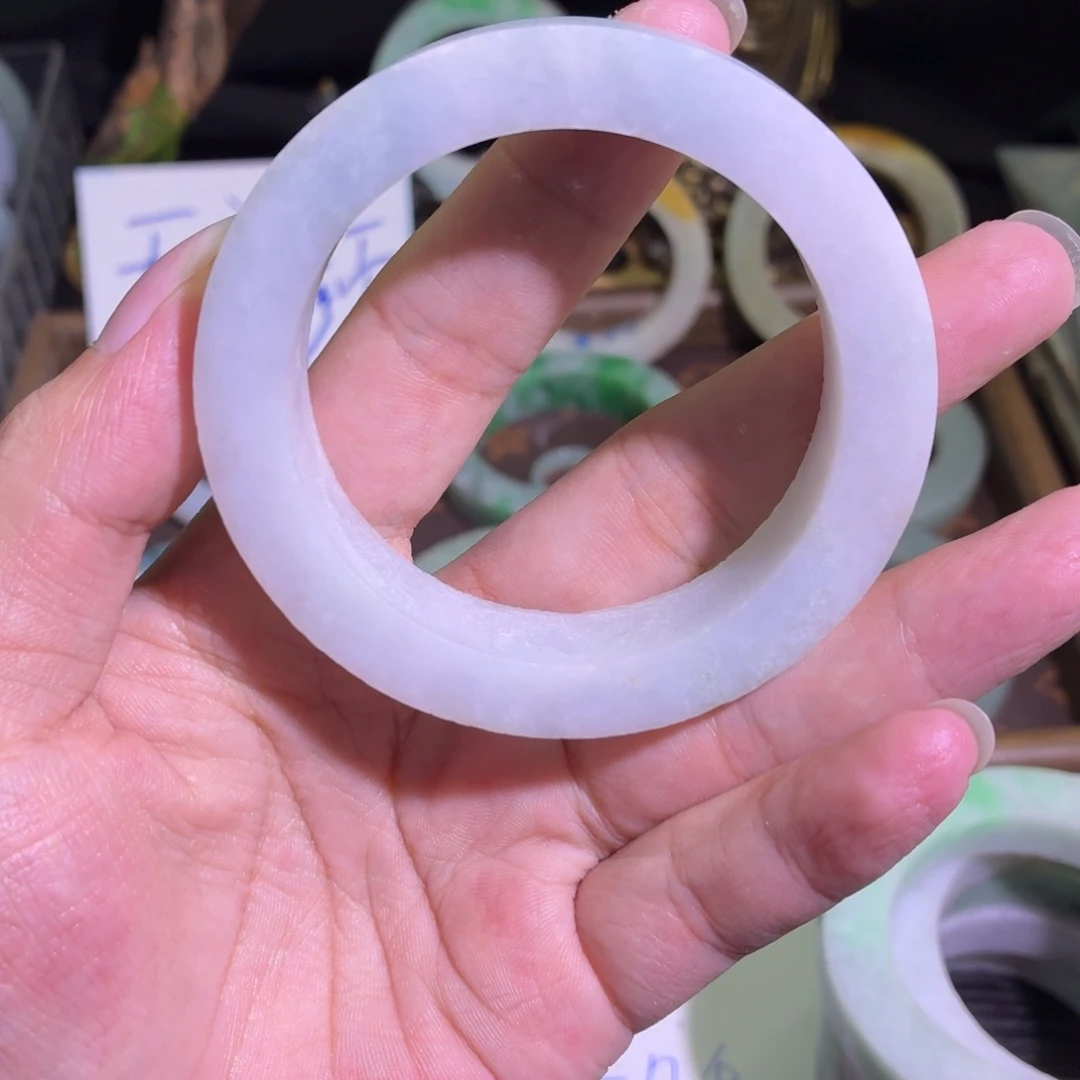 定制翡翠未镶嵌缅甸翡翠A货手镯毛胚定制