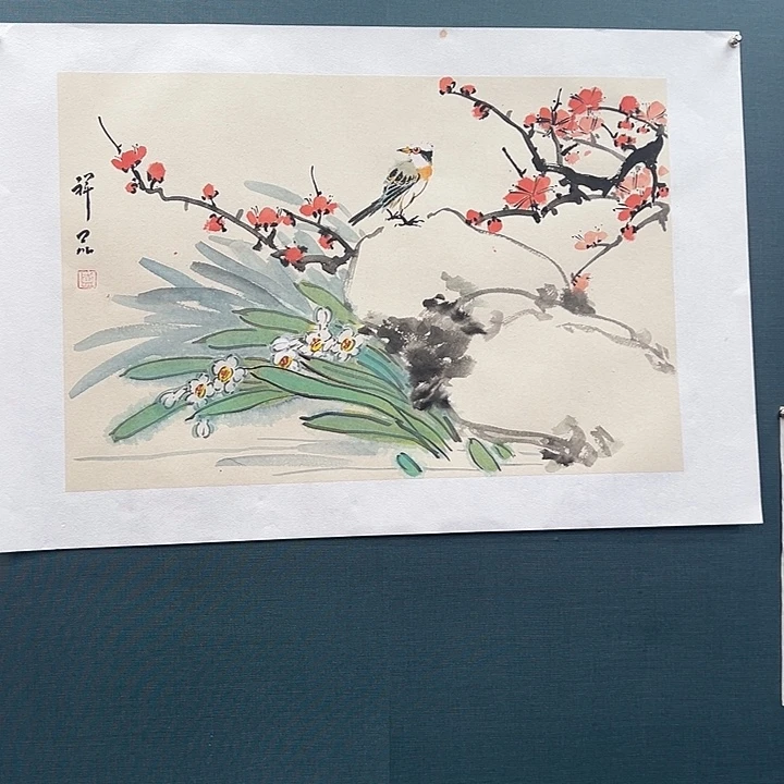 国画盛祥昆手绘作品