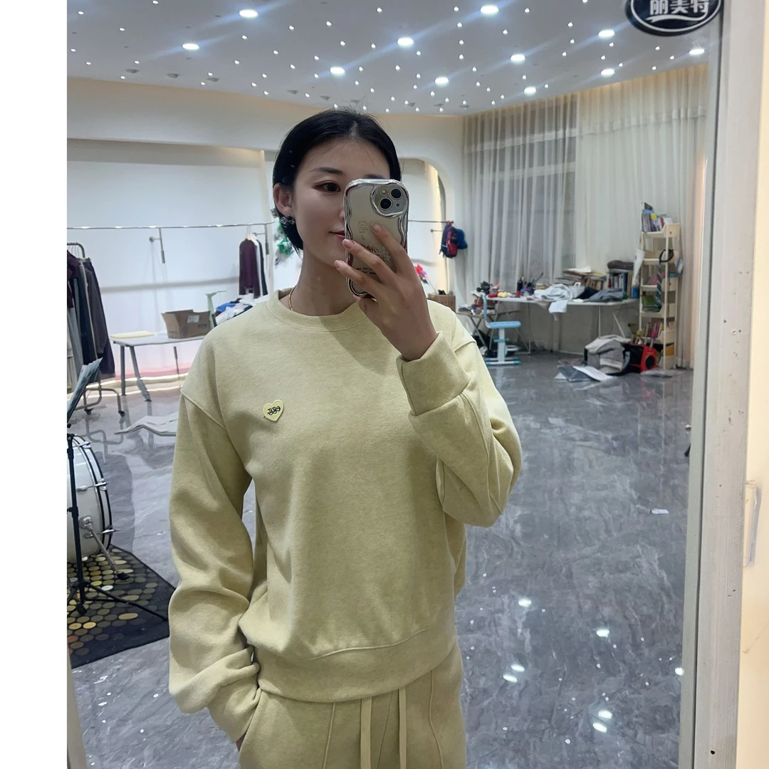 春款egg刺绣卫衣女长袖百搭时尚休闲圆领上衣