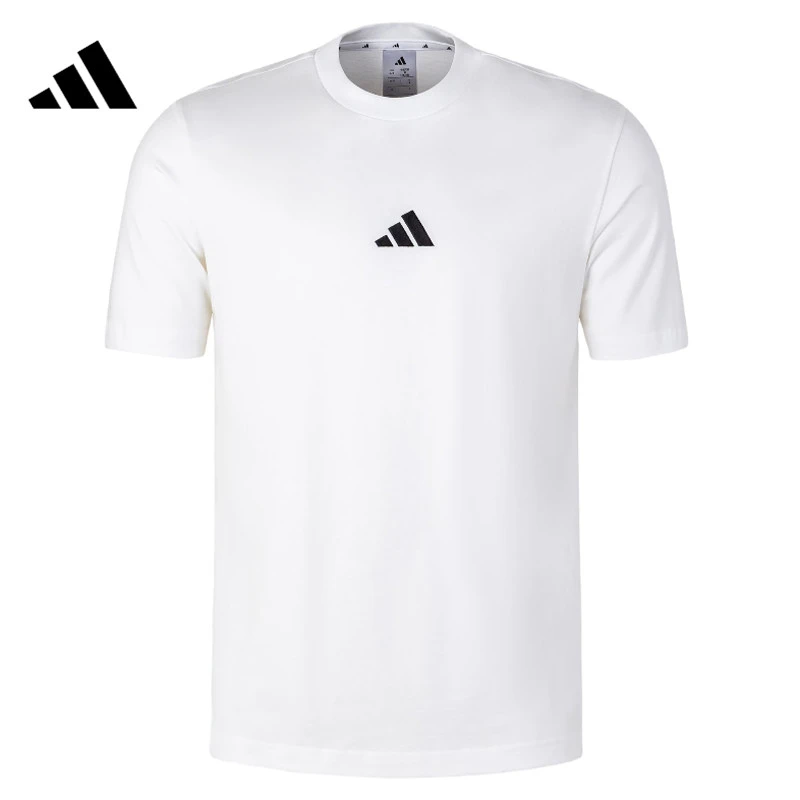 大adidas阿迪达斯男子运动休闲短袖T恤JY8561