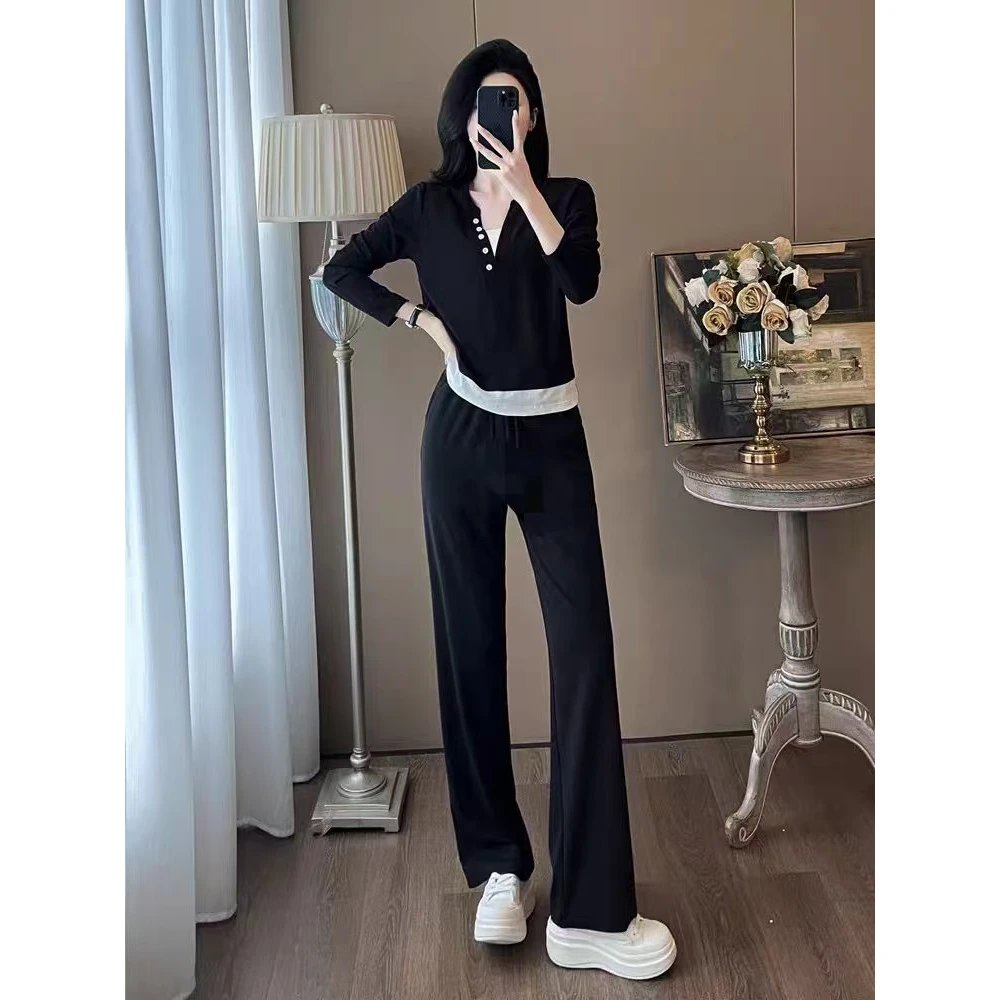 99619两件套时尚洋气遮肉显瘦