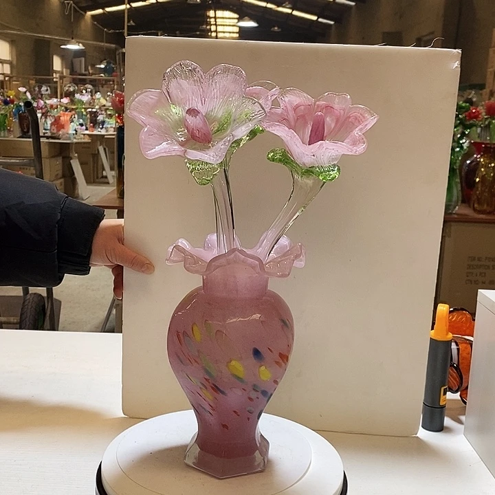 花瓶加花高40厘米宽10厘米