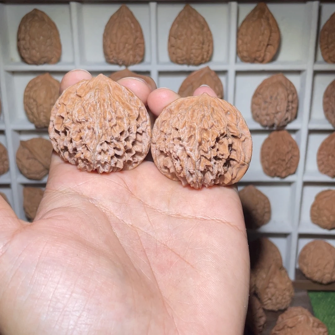 文玩核桃把件44.5全品精对荆棘