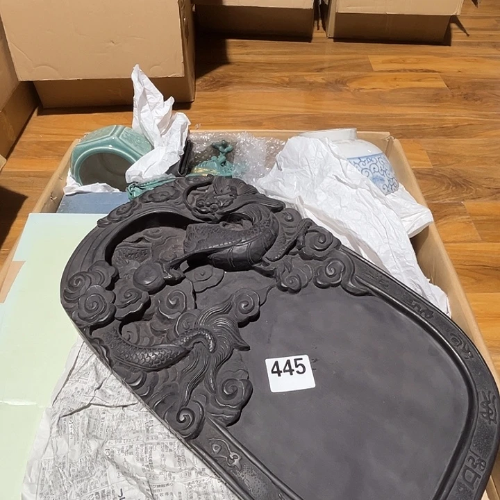 瓷片呀工艺品摆件瓷器摆件正能量