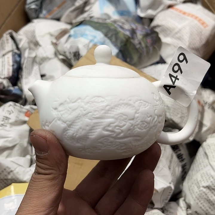 瓷片茶摆件工艺品摆件666