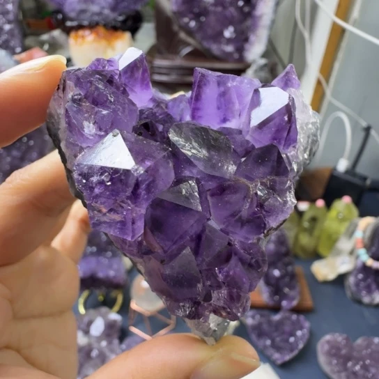 石材天然水晶家居摆件