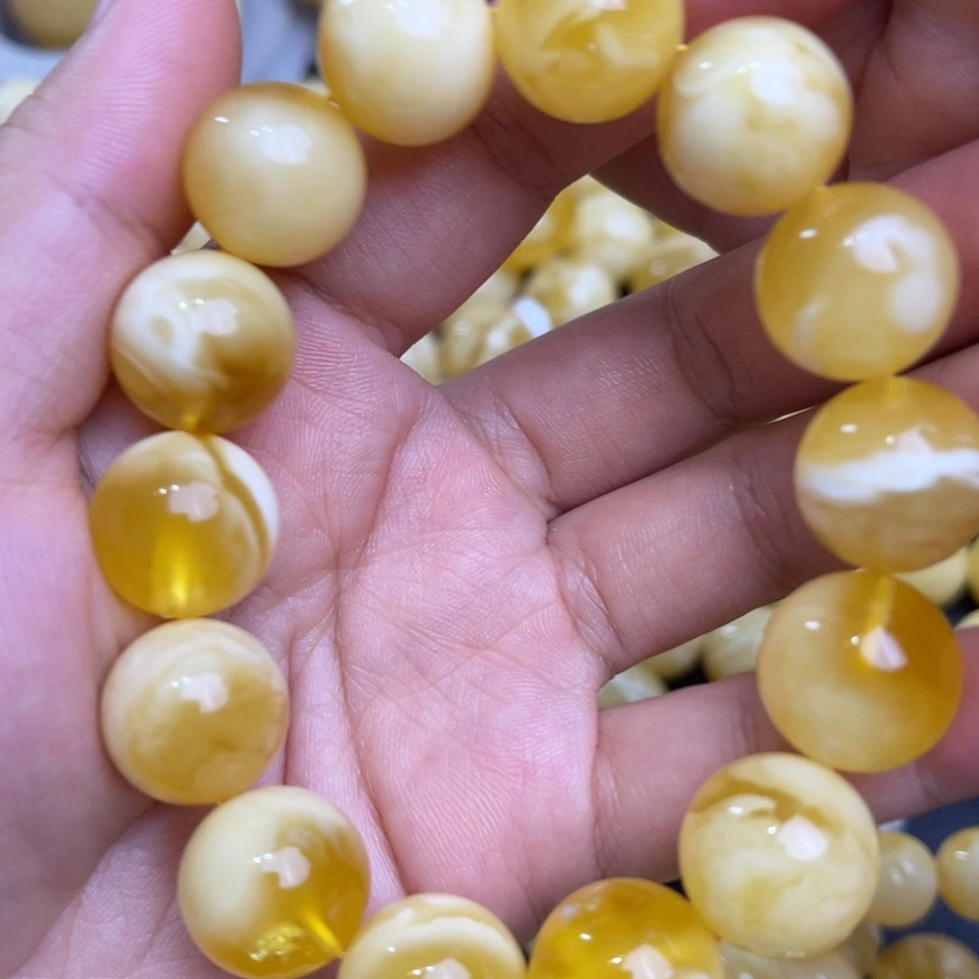 手链琥珀未镶嵌微瑕15