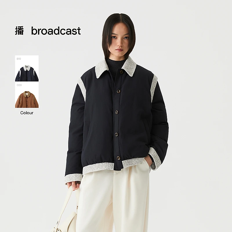 broadcast/播可拆袖短款羽绒服女DDS4RD5261