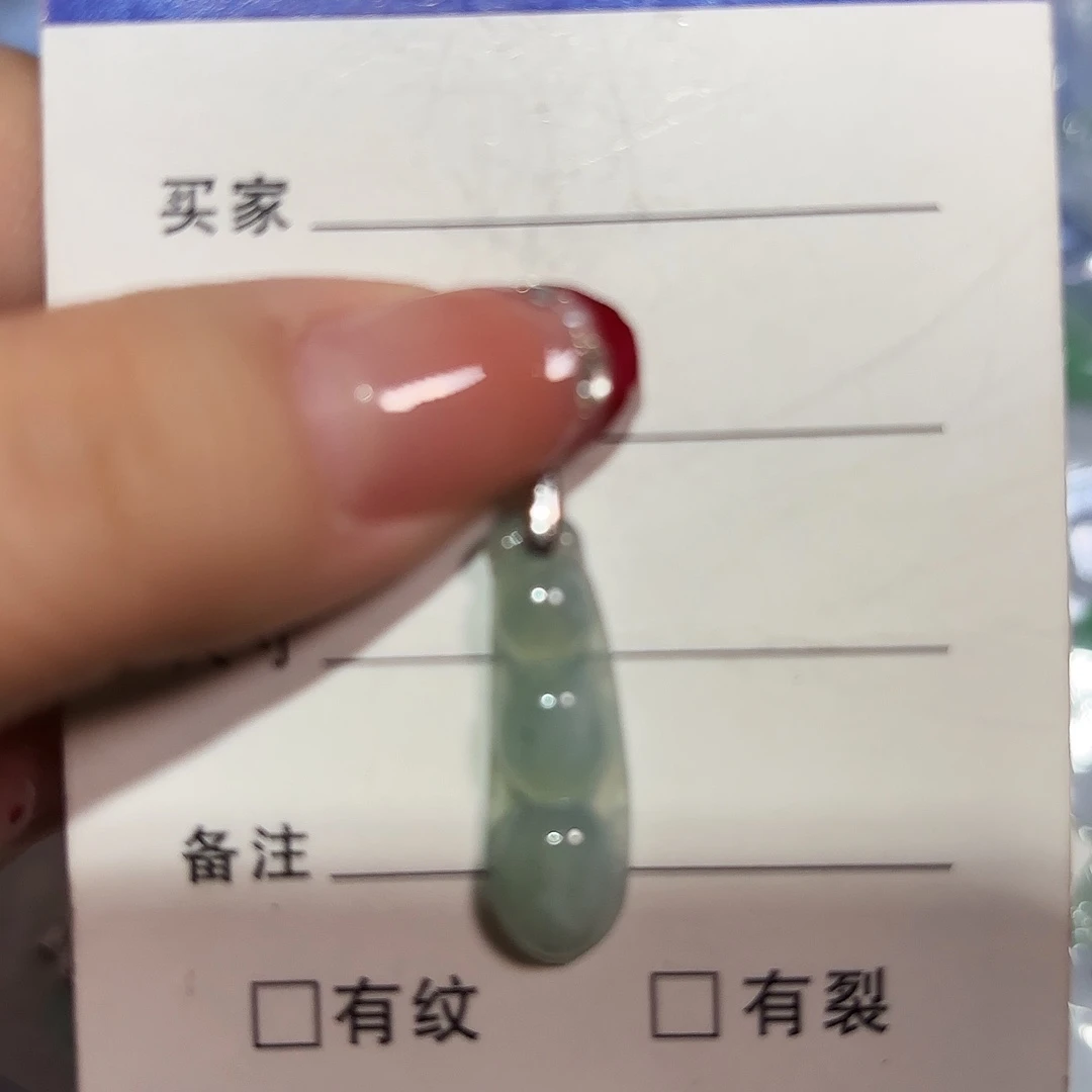 翡翠银S925镶嵌颈饰A货翡翠镶嵌颈饰