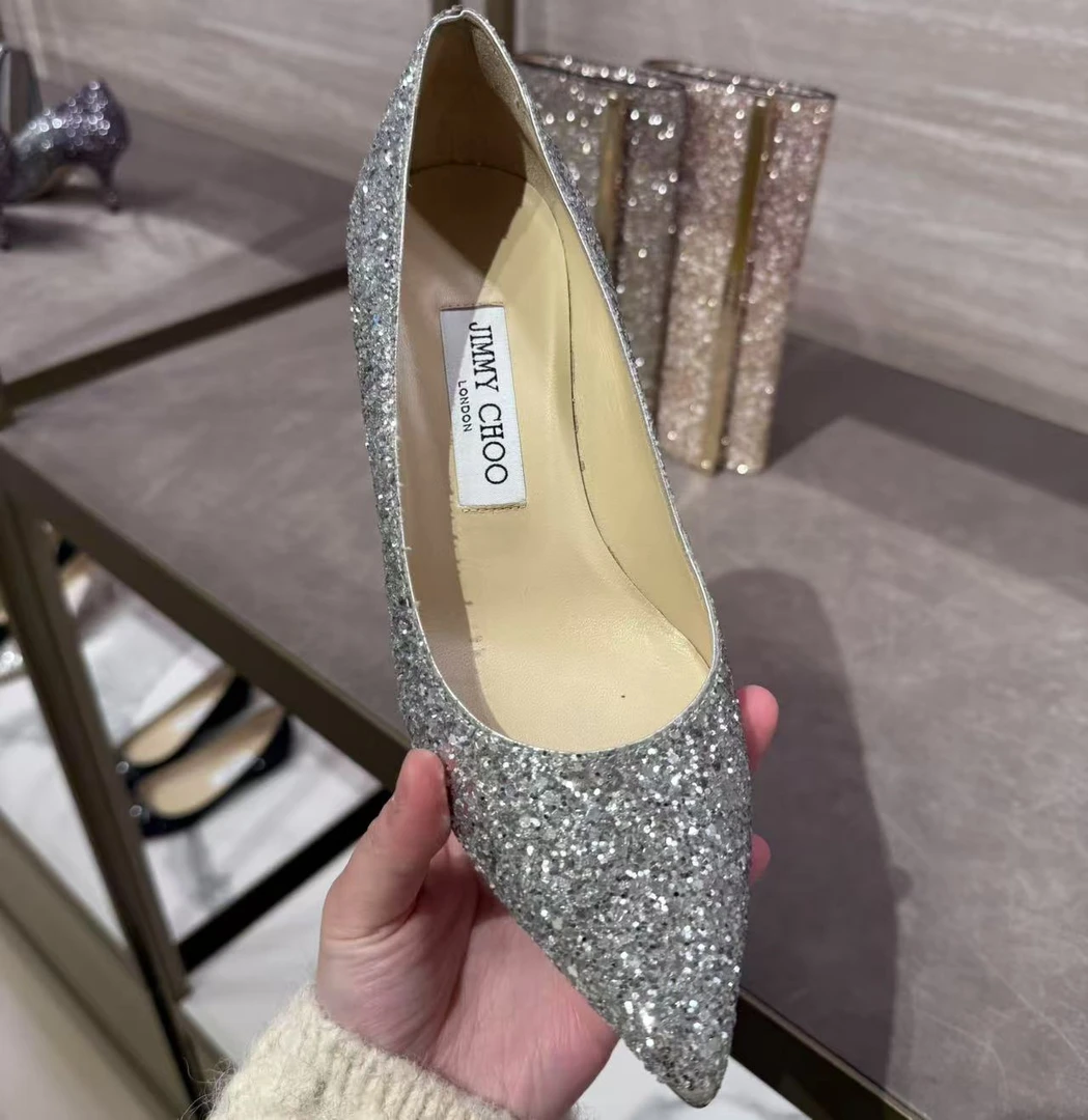 全新未使用 JIMMY CHOO/吉米周 /周仰杰/六六/高跟鞋4.5跟高