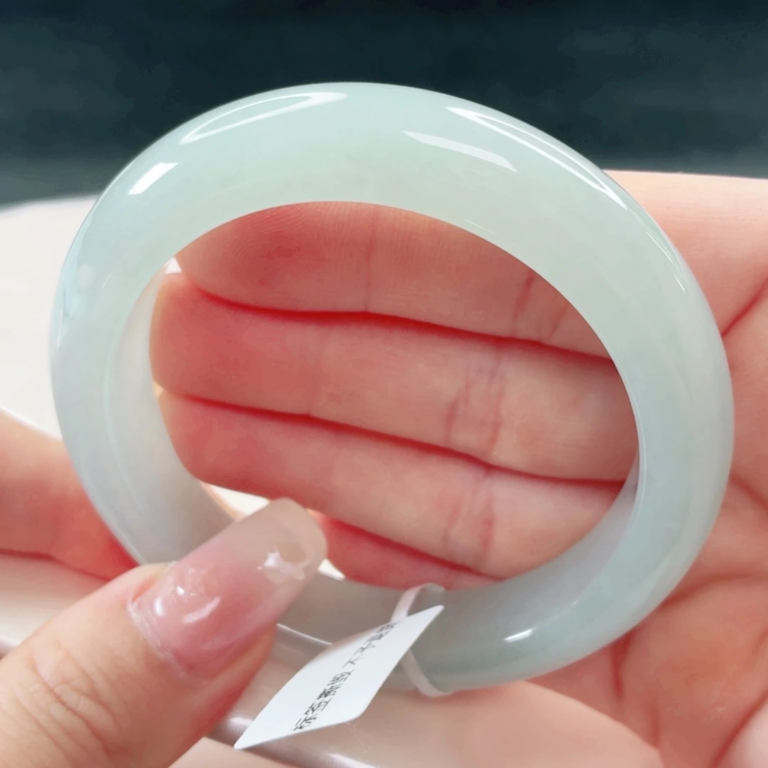 翡翠未镶嵌手镯缅甸天然A货翡翠小毕业强推