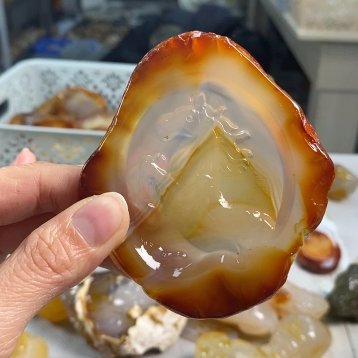 玛瑙/玉髓吊坠(不含链)未镶嵌