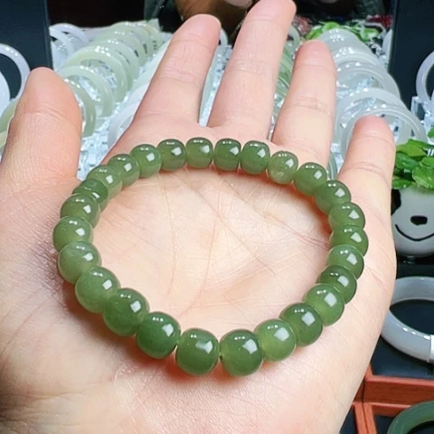 和田玉手串未镶嵌