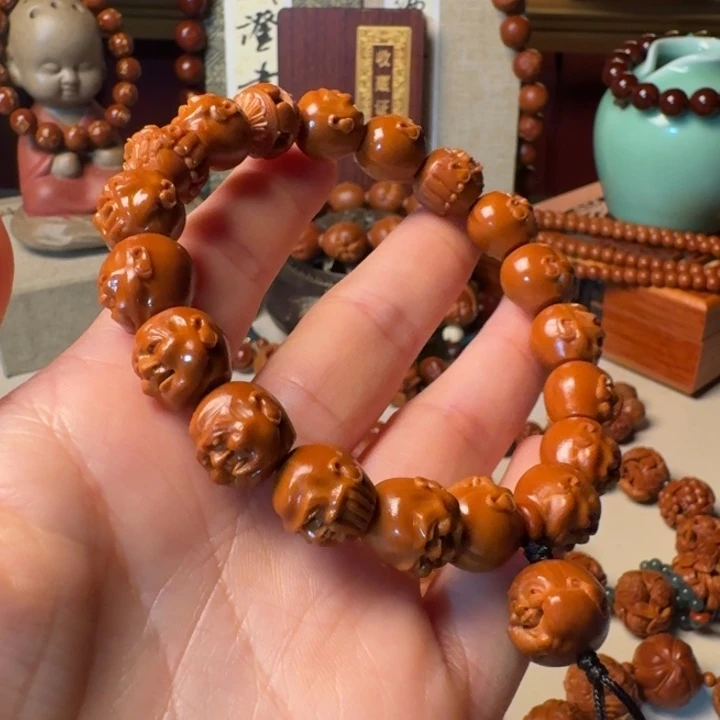 狂***风手串/手链橄榄核手工罗汉