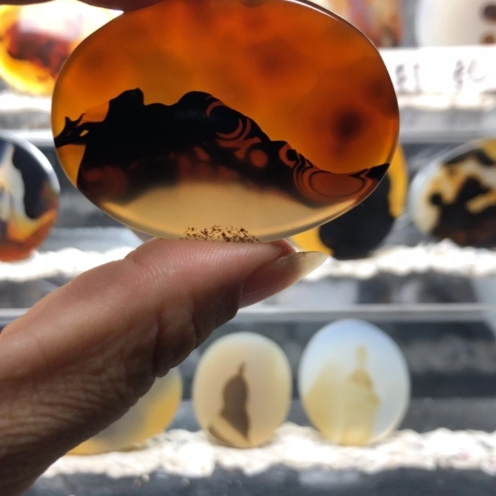 合金玛瑙/玉髓珠宝奇石142有瑕