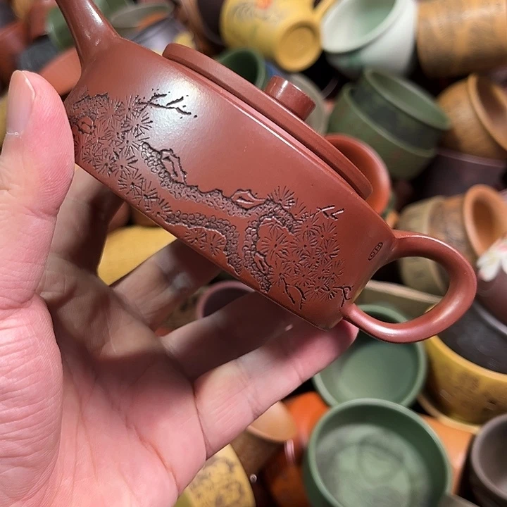 紫砂茶杯全手工紫砂主人杯