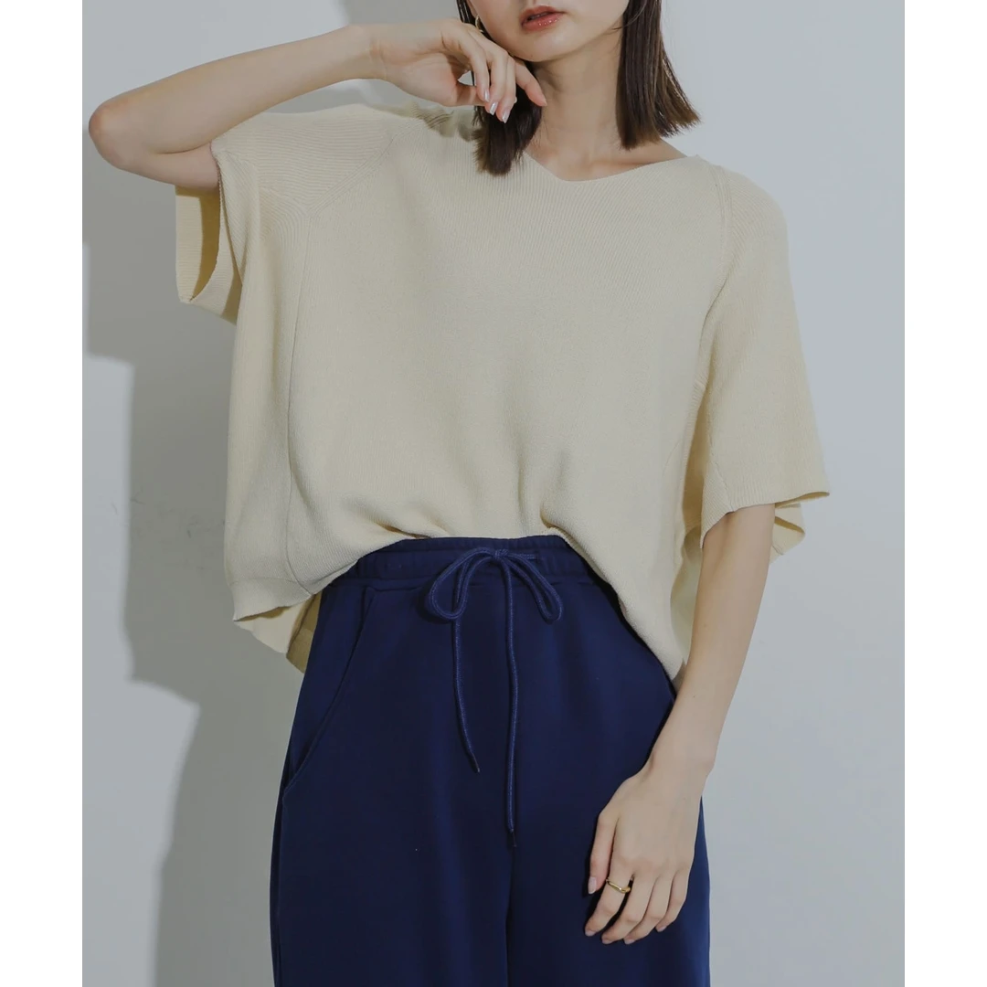 【DD外贸】夏季新款 S 纯色宽松套头上衣百搭简约显瘦衬衫高腰