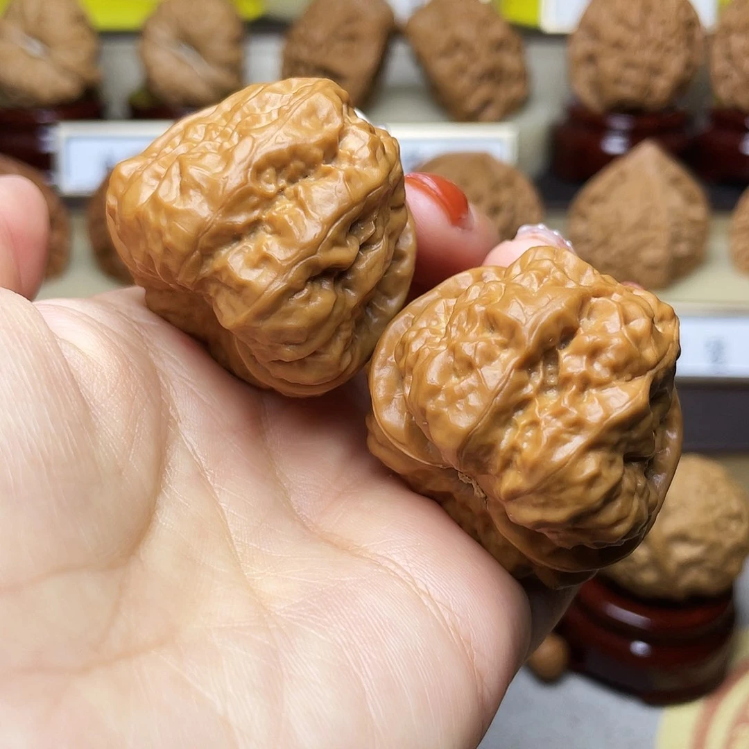 把件文玩核桃蛤蟆头37左右