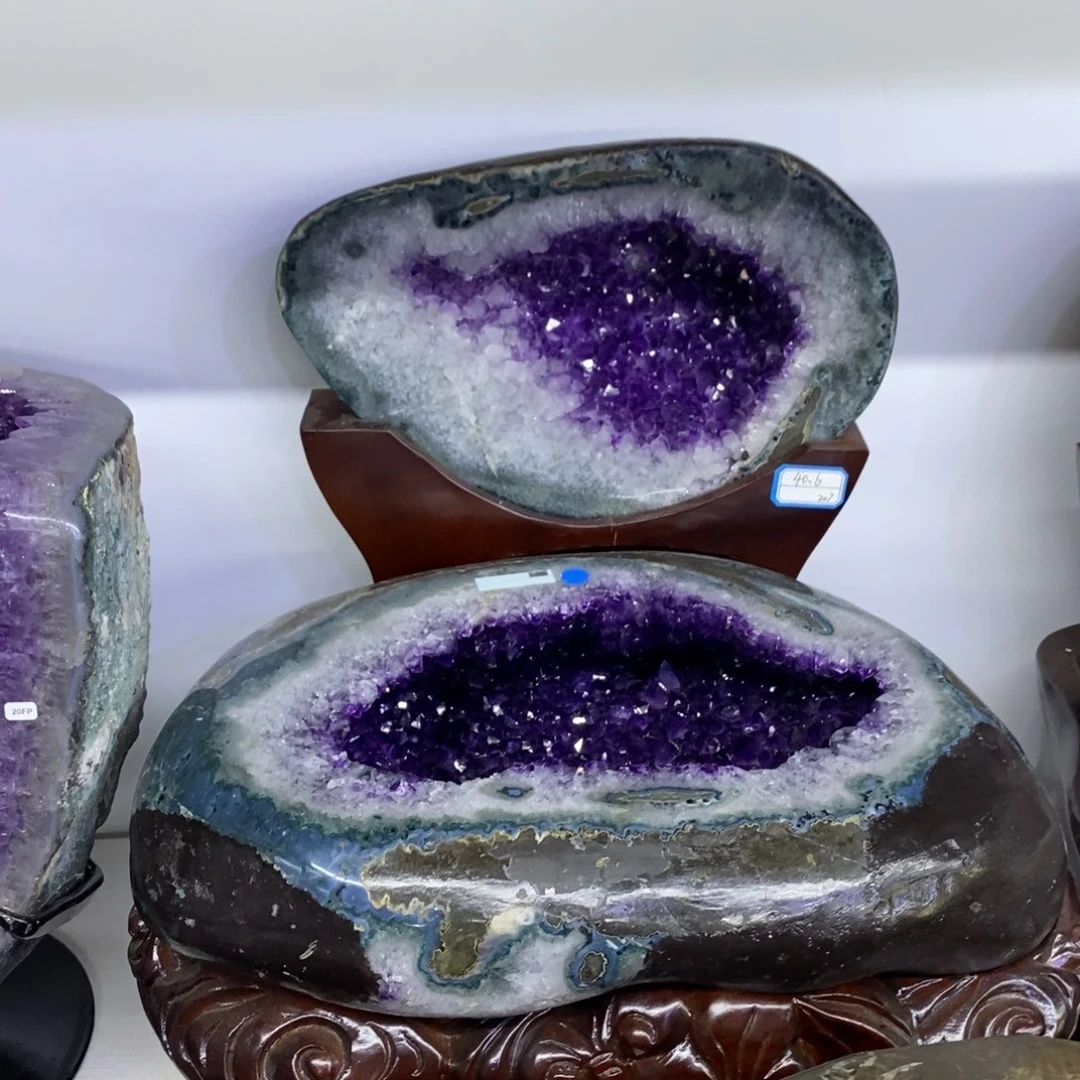 未镶嵌紫晶大型摆件（非配饰）莹