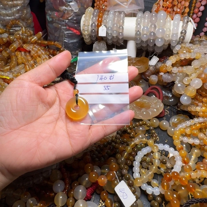 玛瑙/玉髓颈饰未镶嵌H****.140