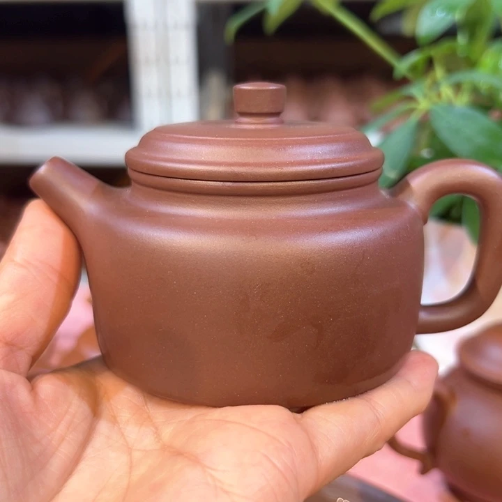 茶壶紫砂紫泥德中200c c