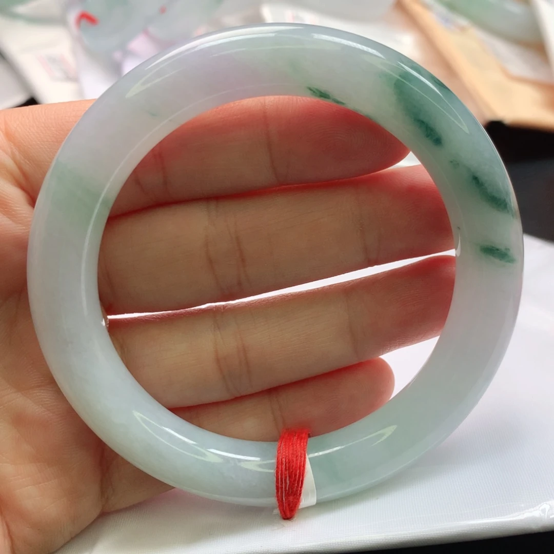 翡翠手镯未镶嵌缅甸翡翠5960