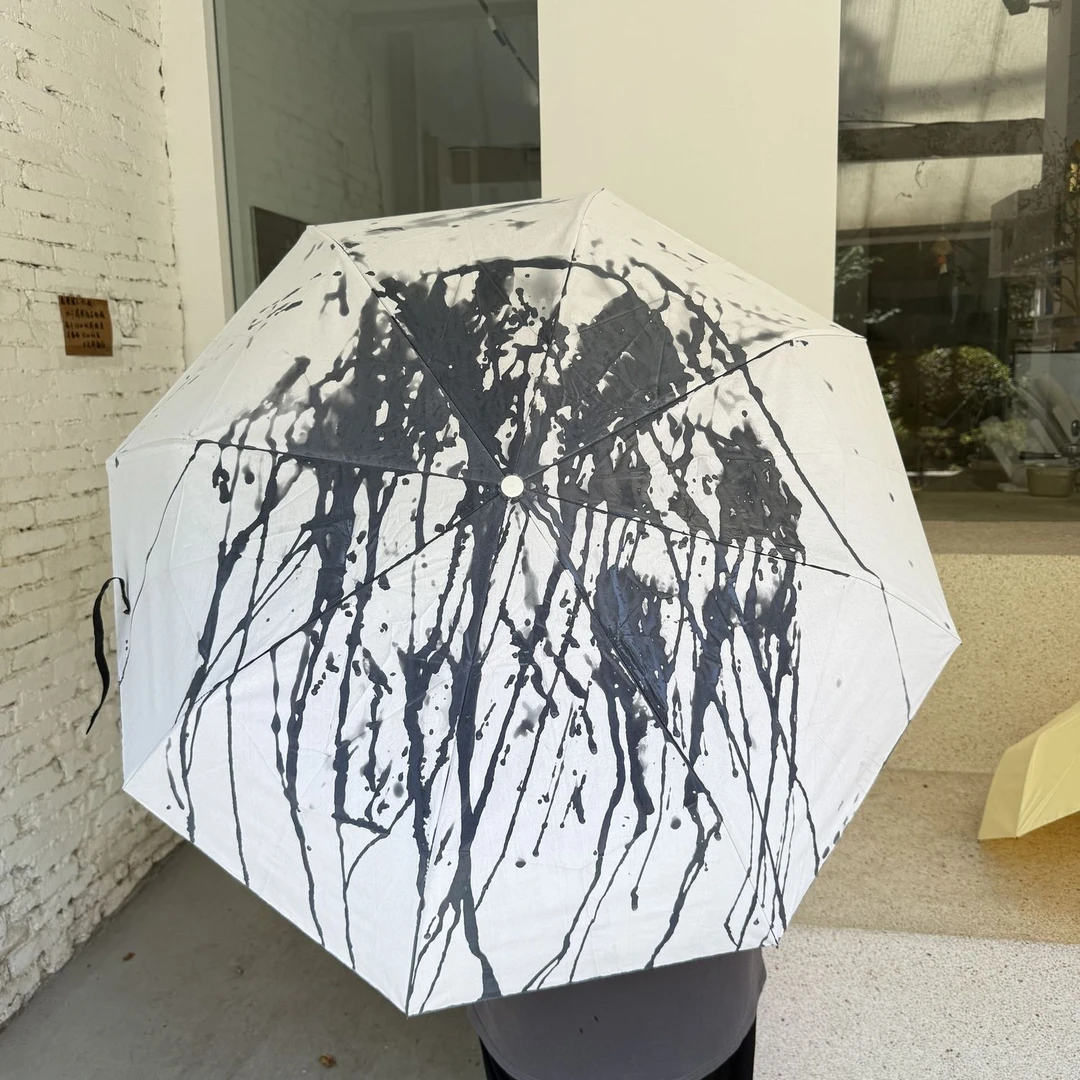 遇水变黑雨伞高颜值渐变自动晴雨两用遮阳伞防创意个性太阳伞